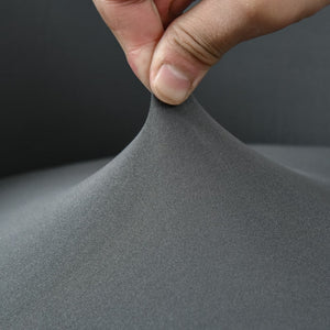 miniature vue rapprochée tissu housse de fauteuil cabriolet grise