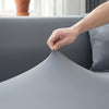 Tissu housse canapé d&#39;angle gris