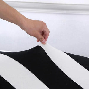 miniature tissu housse clic clac noir et blanc
