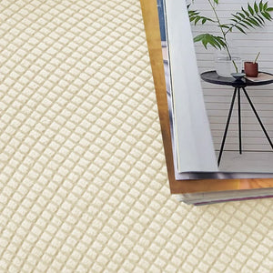 miniature élastique housse de fauteuil relax jacquard beige