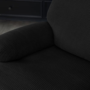 miniature textile housse de fauteuil relax jacquard noir