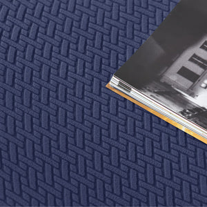 miniature tissu housse de fauteuil relax microfibre bleu marine