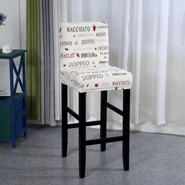 Housse tabouret de bar café