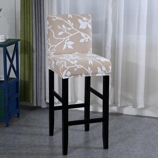 Housse tabouret de bar beige