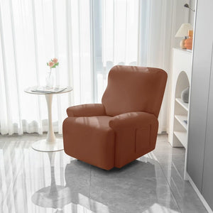 miniature couture housse de fauteuil relax brune