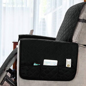 miniature Vue latérale Protège Fauteuil Noir