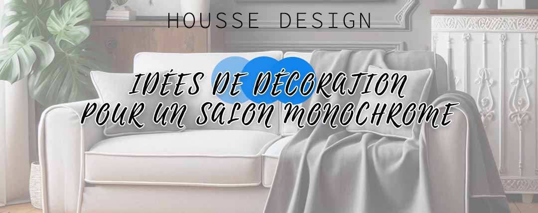 Idées de décoration pour un salon monochrome