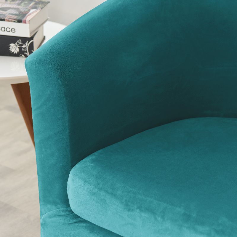 coussin Housse de fauteuil cabriolet Velours bleu tiffany