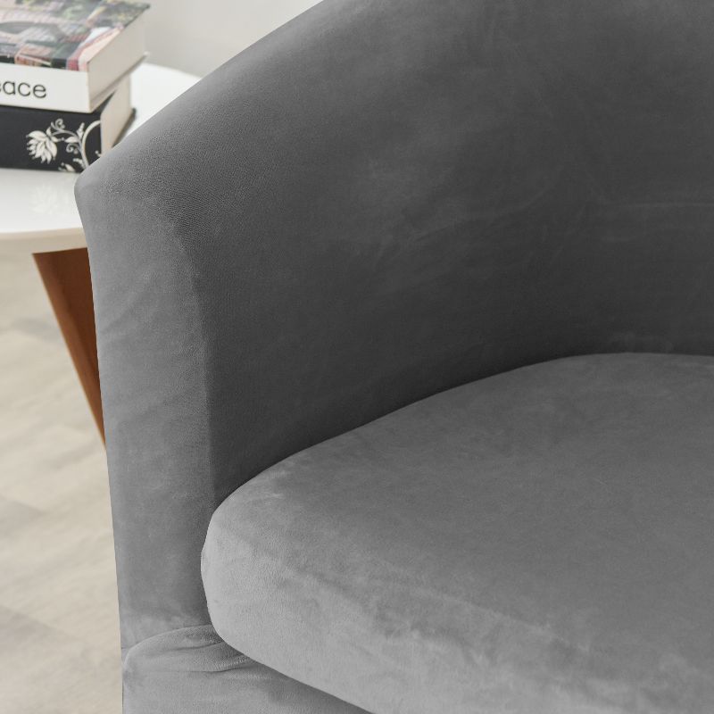 coussin Housse de fauteuil cabriolet Velours grise