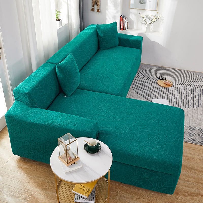 Housse de Canapé d&#39;Angle Imperméable Blue Chill
