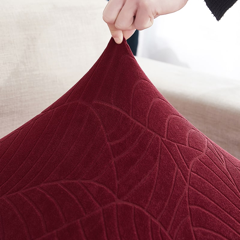 Housse Imperméable Bordeaux pour coussin de Canapé