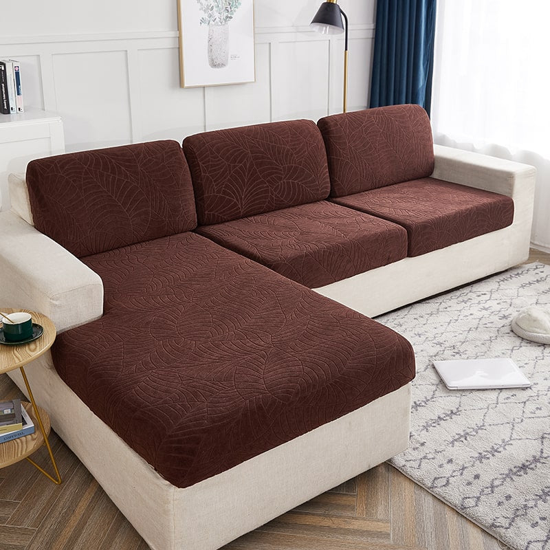 Housse Imperméable marron pour coussin de Canapé