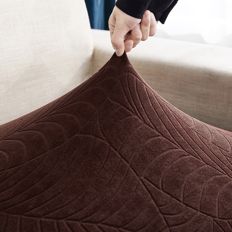 Housse Imperméable marron pour coussin de Canapé