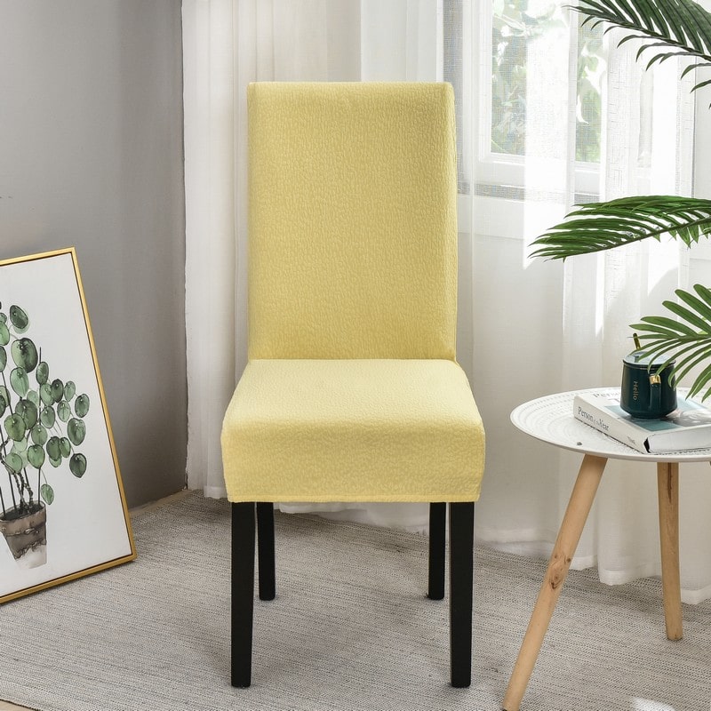 Housse de Chaise Imperméable Jaune clair