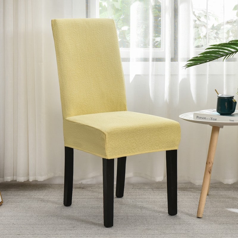 Housse de Chaise Imperméable Jaune clair