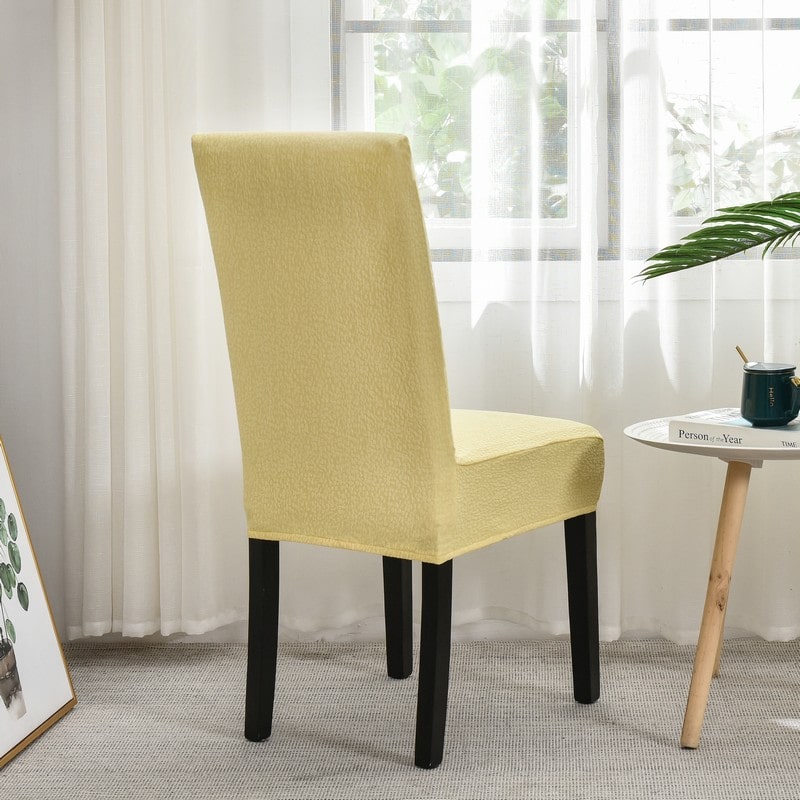 Housse de Chaise Imperméable Jaune clair