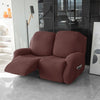 housses microfibre marron pour canapé relax 2 place