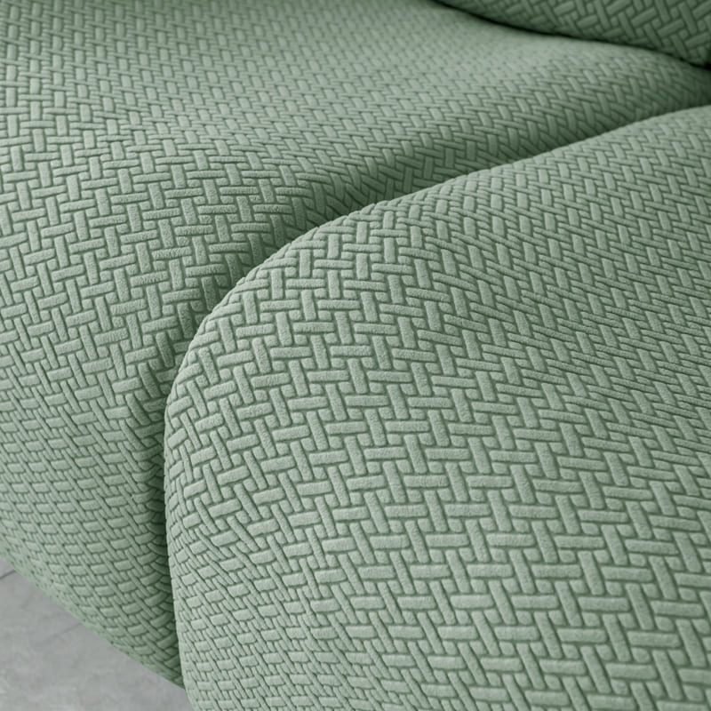 tissu housse de canapé relax microfibre vert clair