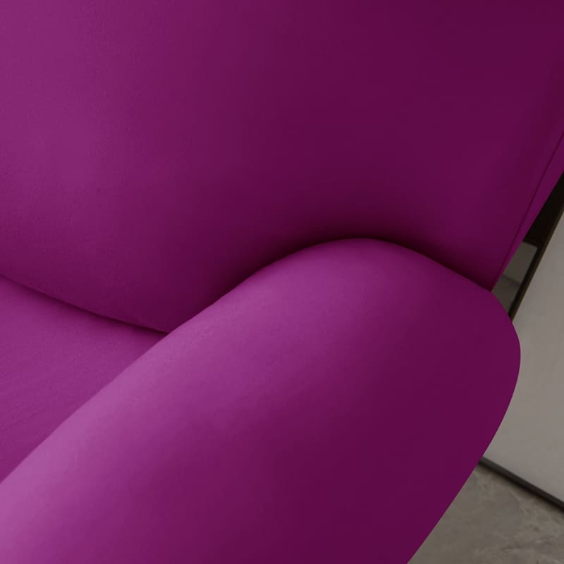 tissu housse de canapé relax violet