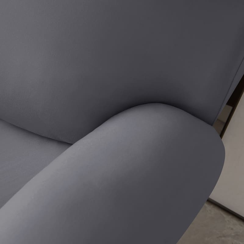 tissu housse de canapé relax grise