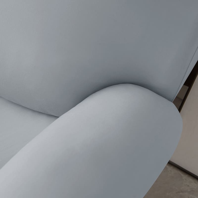 tissu housse de canapé relax gris clair