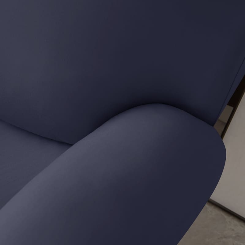 tissu housse de canapé relax bleu marine