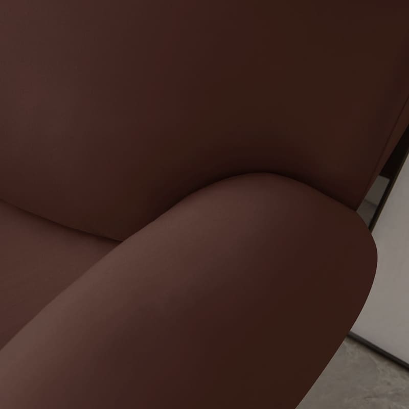 tissu housse de canapé relax marron