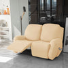 housses beige pour canapé relax 2 place