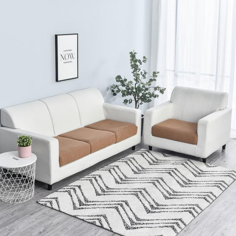 housse de siège de salon camel