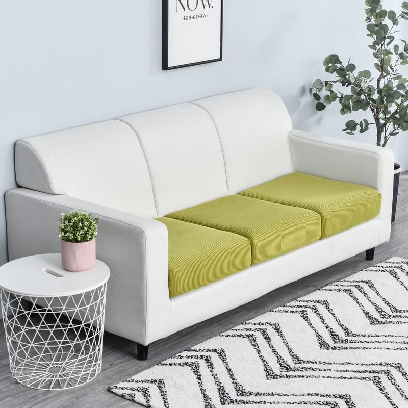 housse de siège de canapé vert