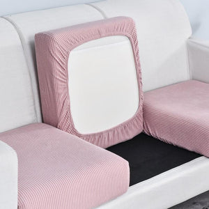 miniature housse de siège rose vue rapprochée