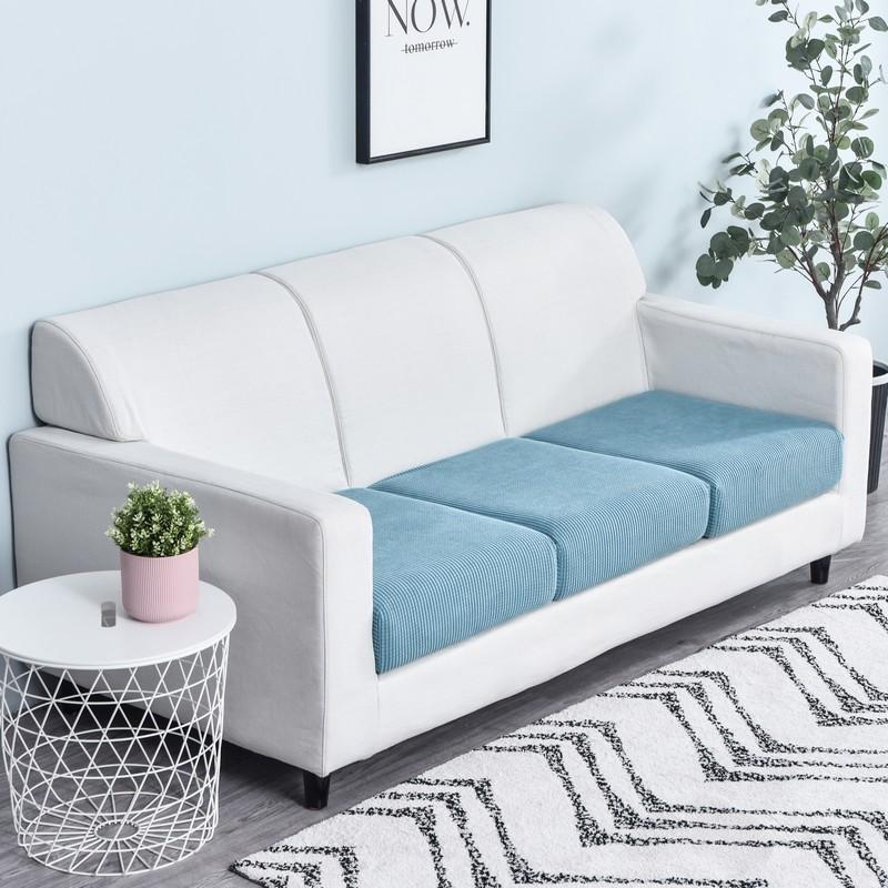  housse de siège de canapé bleu