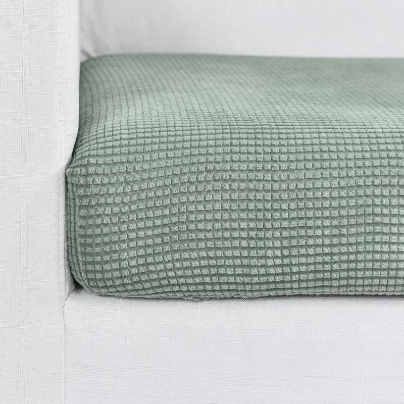 housse de siège vert mousse vue rapprochée