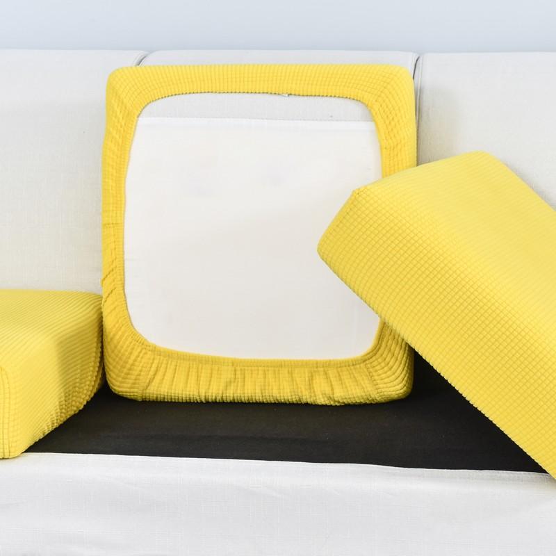 housse de siège de travers  jaune