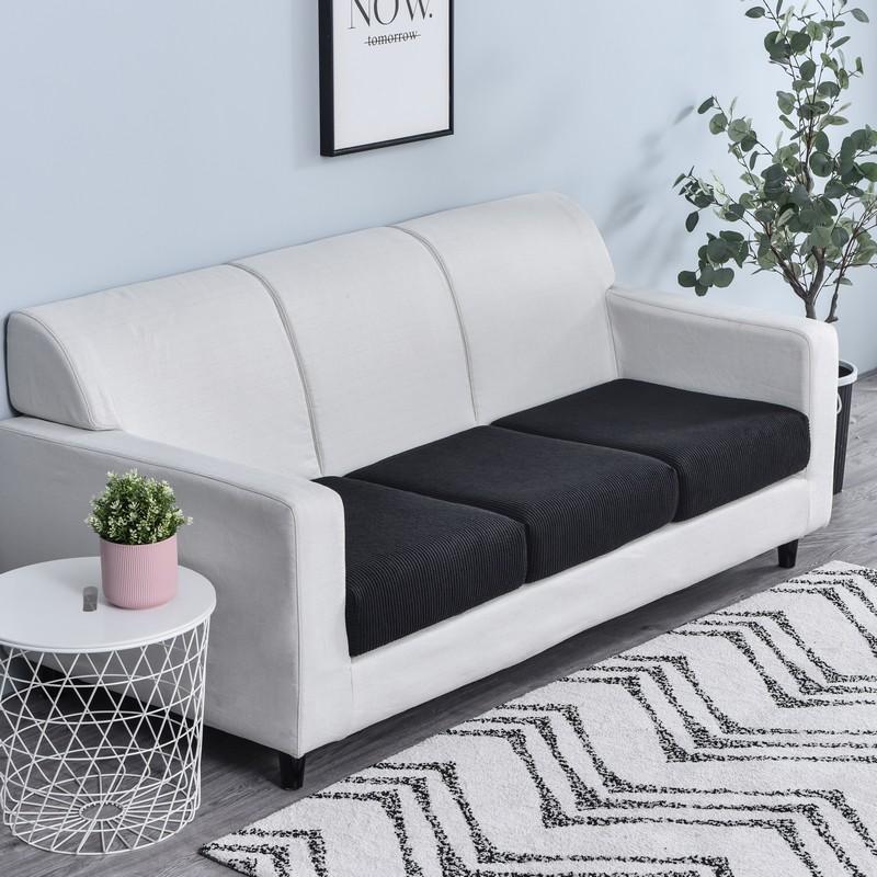 housse de siège de canapé noire