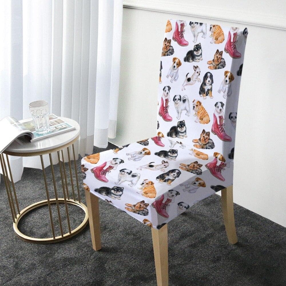 Housse de Chaise Chien bon marché