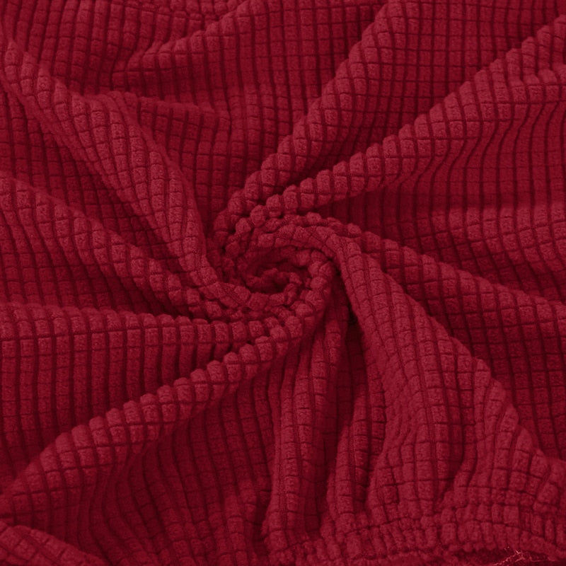 Housse de chaise scandinave Molde Bordeaux bon marché