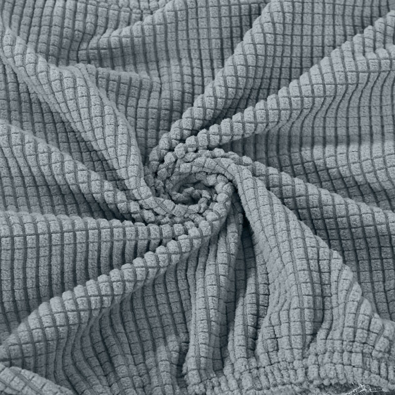 Housse de chaise scandinave Molde Gris clair bon marché