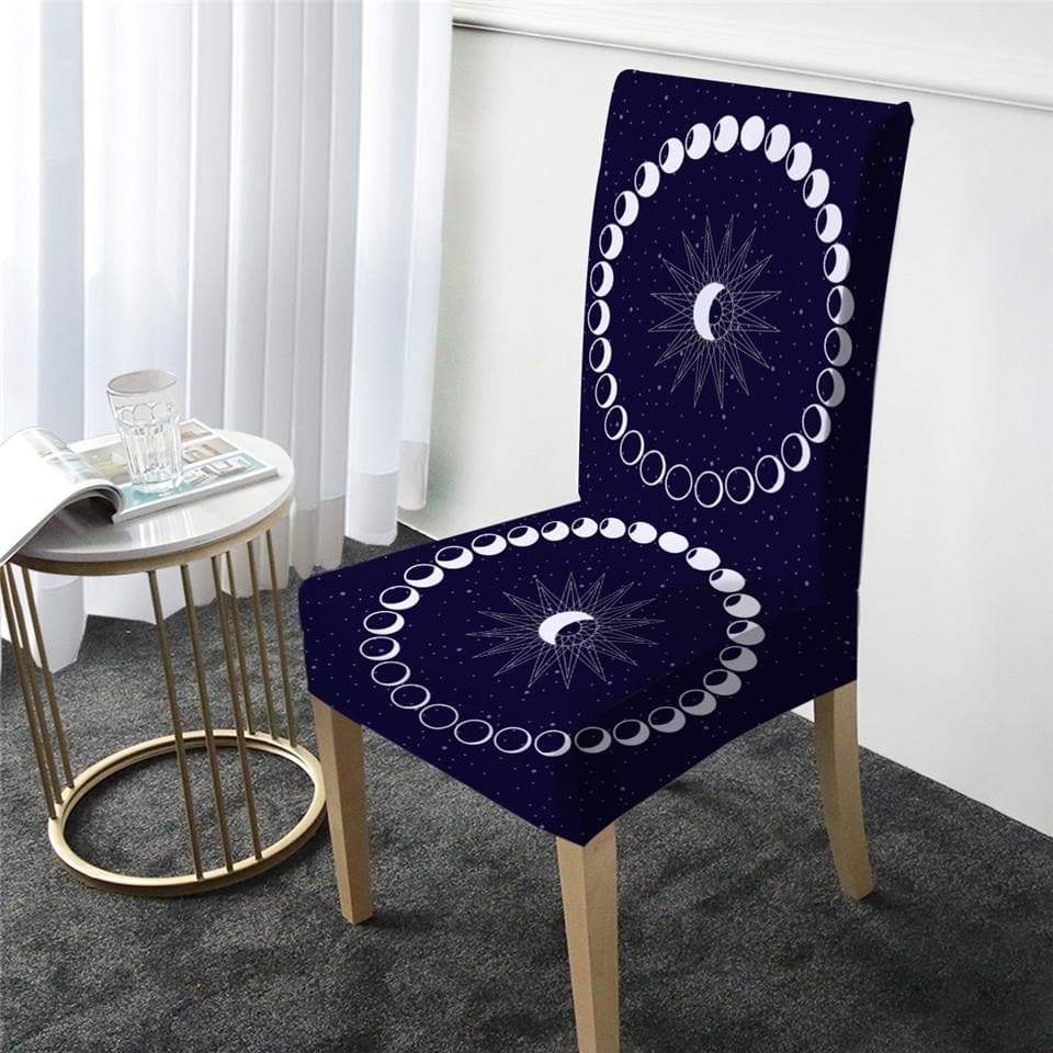 Housse de Chaise Croissant Lunaire bon marché