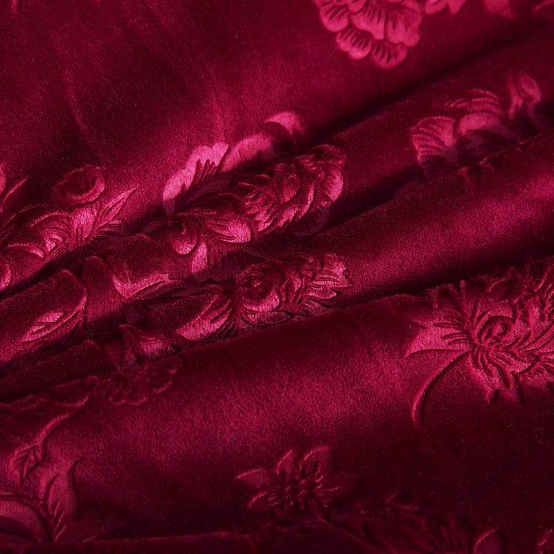 Housse Clic Clac Velours Floral en vente