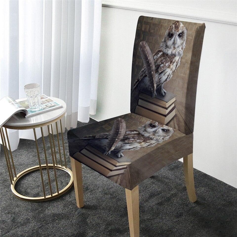 Housse de Chaise Chouette bon marché