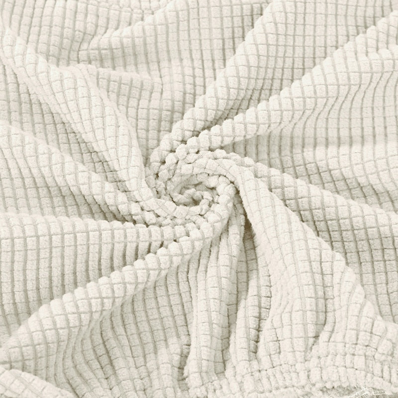 Housse de chaise scandinave Molde Crème bon marché