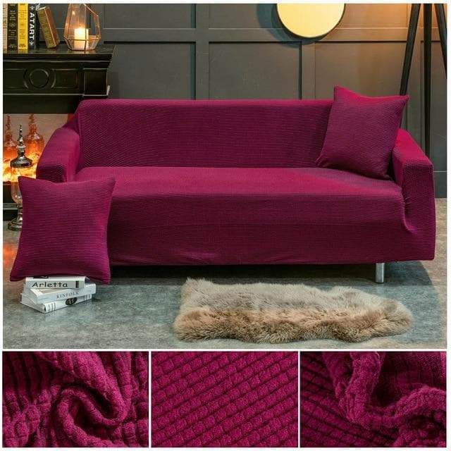 Housse de Canapé Gaufré Extensible