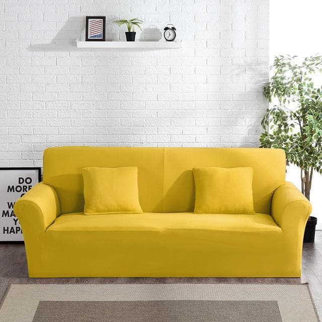Housse de Canapé Jaune Moutarde | Housse Design