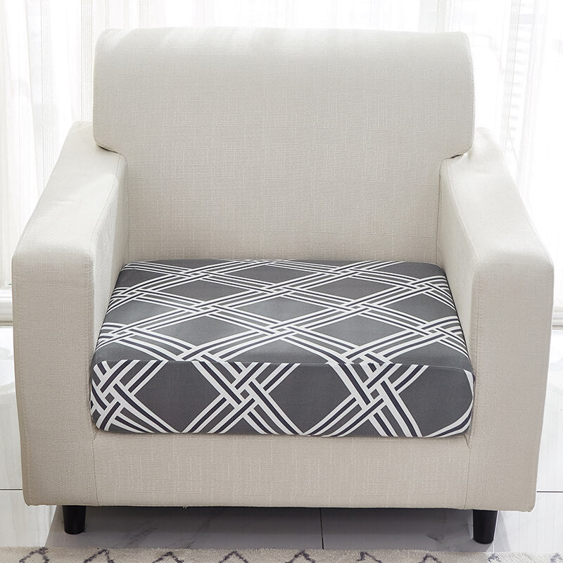 Housse rayée pour Coussin d&#39;Assise de Canapé