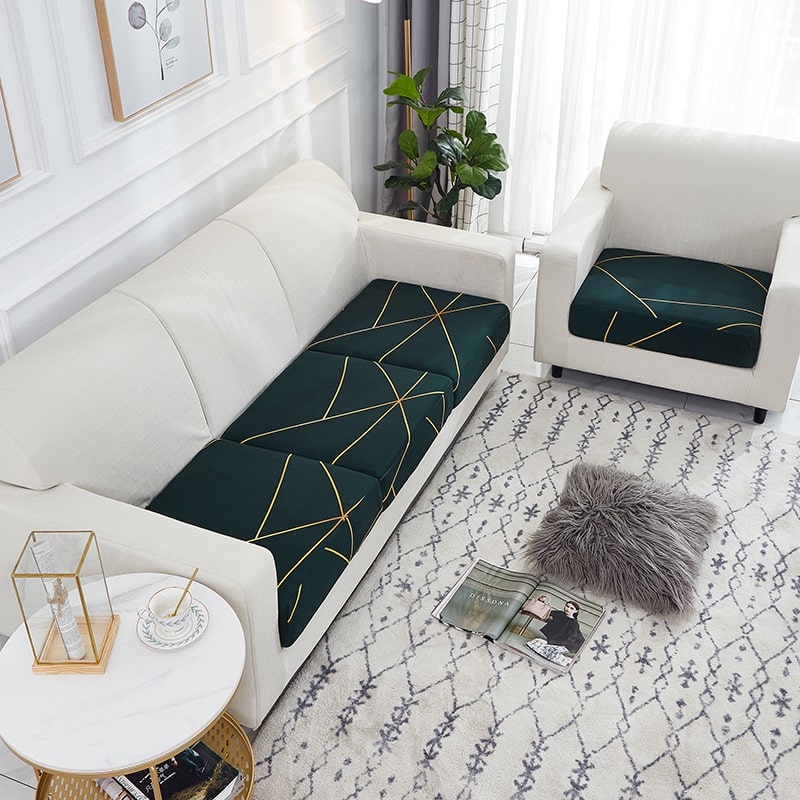 Housse Golden Line pour Coussin d'Assise de Canapé