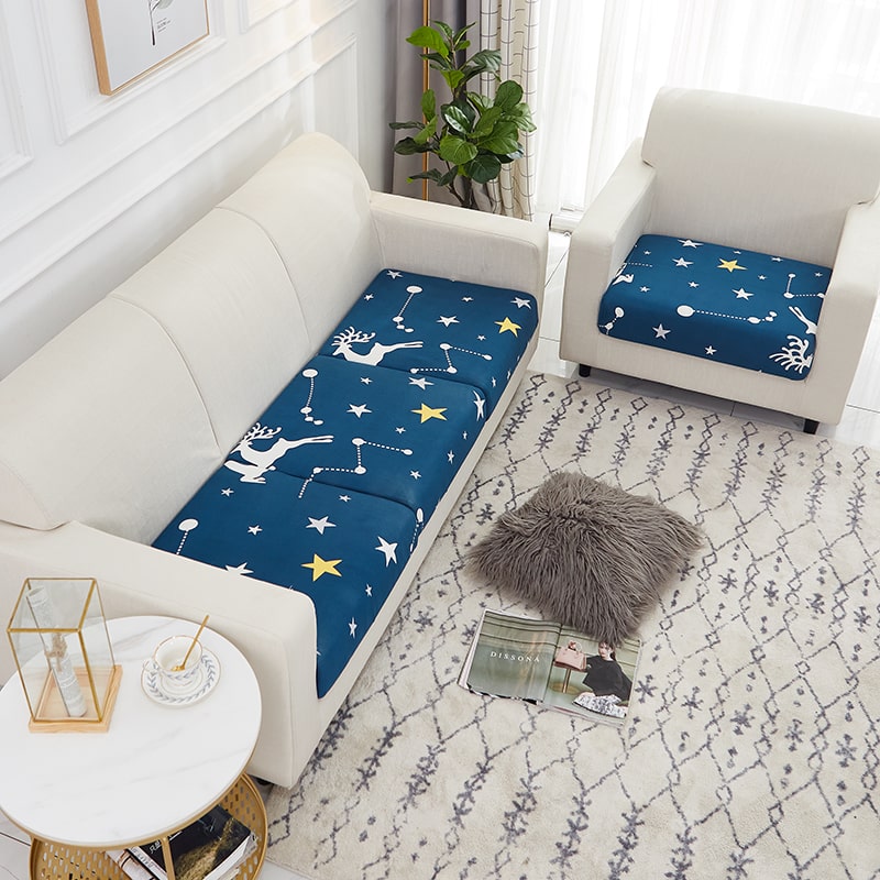 Housse Deer Constellation pour Coussin d&#39;Assise de Canapé