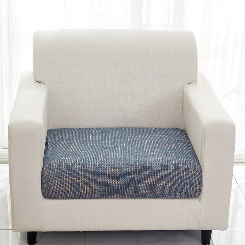 Housse Bleu Industriel pour Coussin d&#39;Assise de Canapé