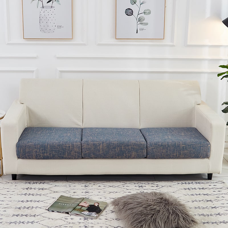 Housse Bleu Industriel pour Coussin d&#39;Assise de Canapé