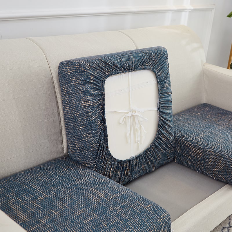 Housse Bleu Industriel pour Coussin d&#39;Assise de Canapé